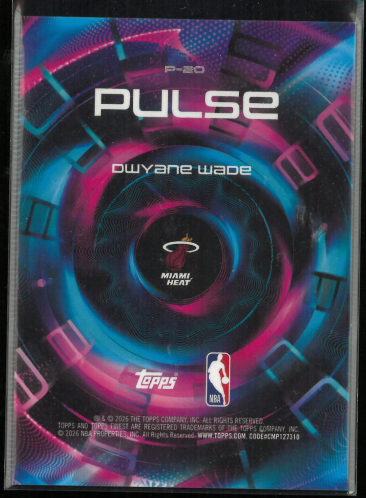 2026 Topps Finest Pulse Dwayne Wade SP 