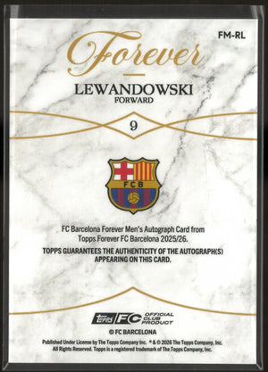 2026 Topps Forever Autograph Robert Lewandowski Auto /50 