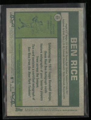 2026 Topps Heritage Ben Rice Autograph /77 