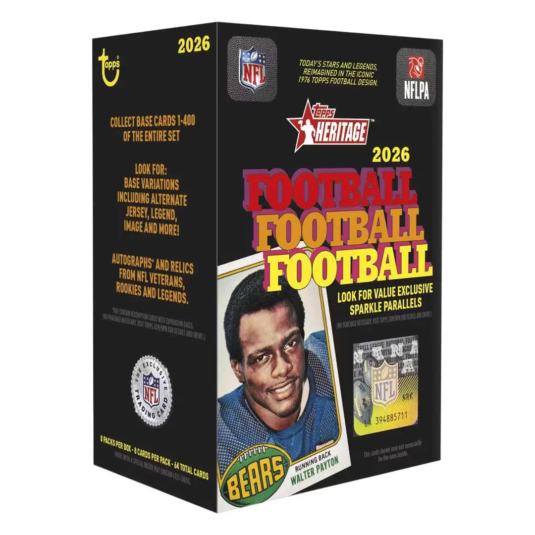 2026 Topps Heritage Football Blaster Box 
