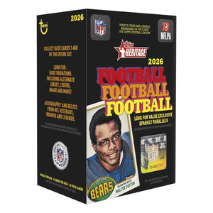 2026 Topps Heritage Football Blaster Box 