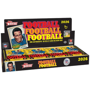 2026 Topps Heritage Football Hobby Box 