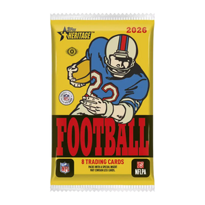 2026 Topps Heritage Football Hobby Pack 