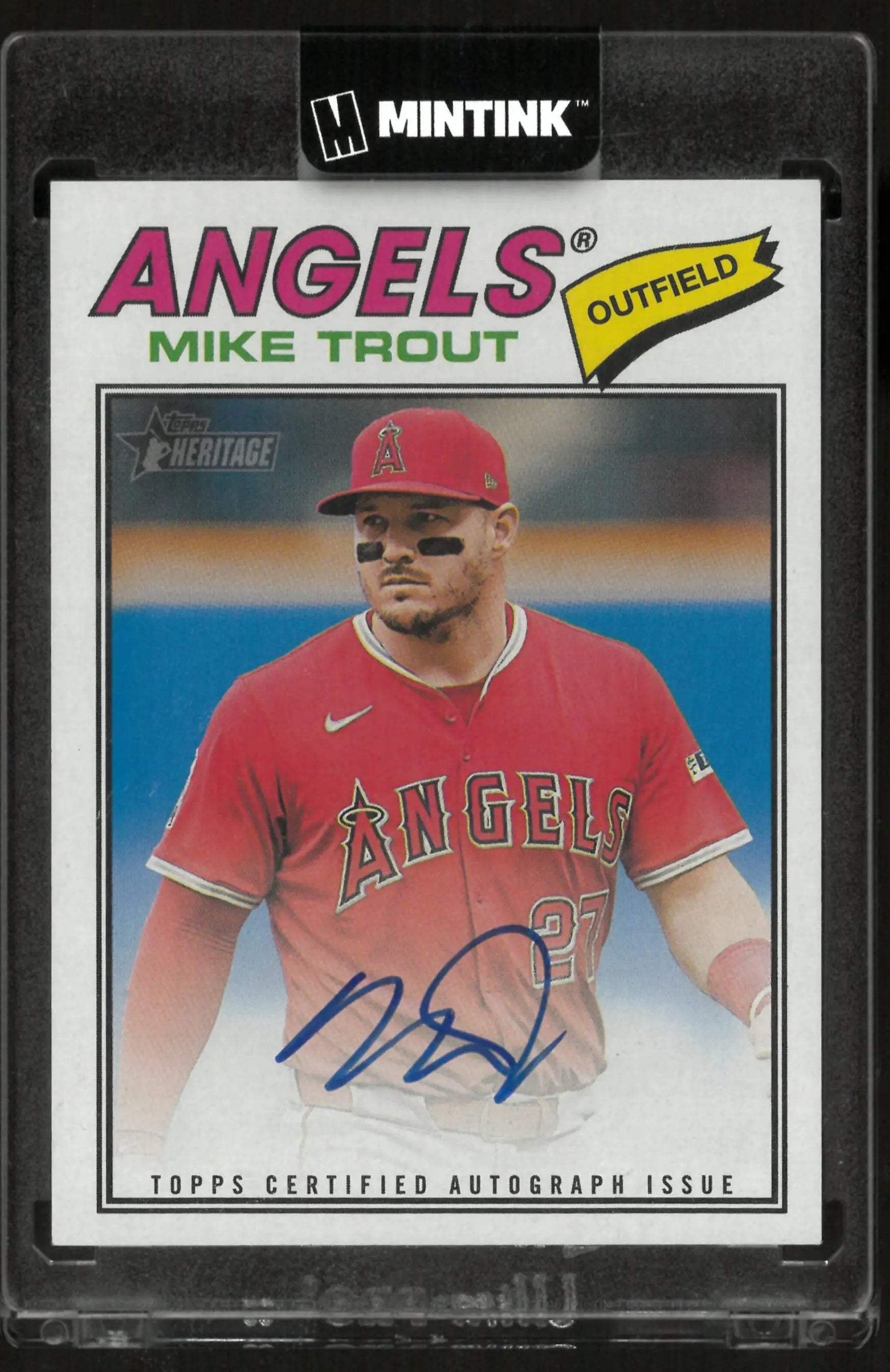 2026 Topps Heritage Mike Trout Autograph 