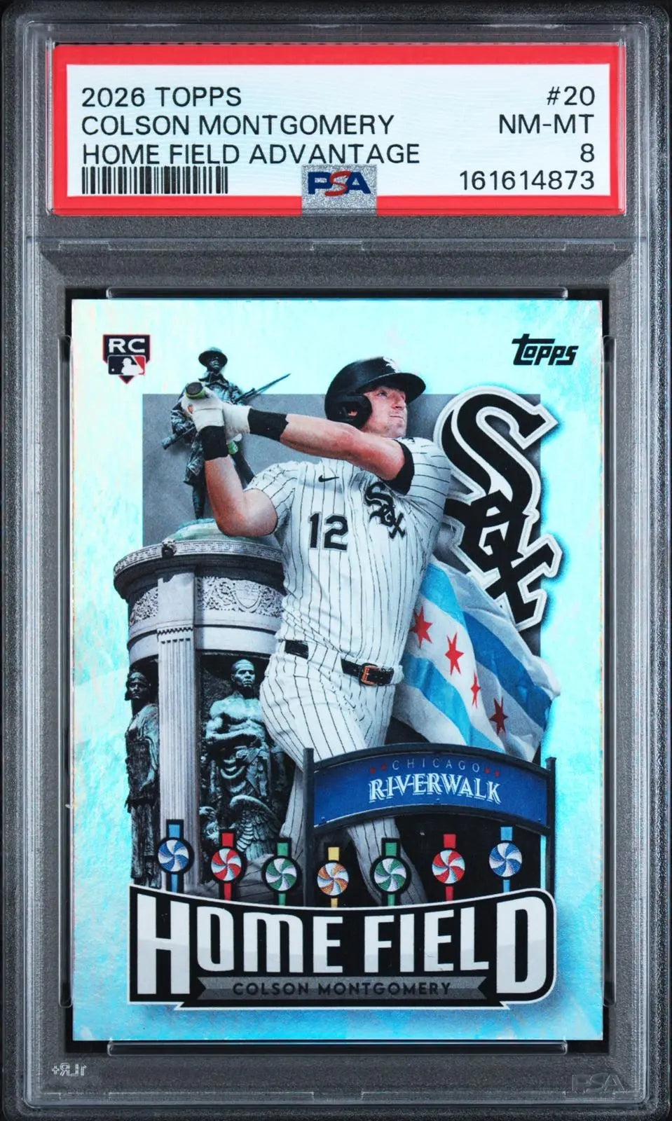 2026 Topps Home Field Advantage Baseball Rookie Colson Montgomery RC PSA 8 