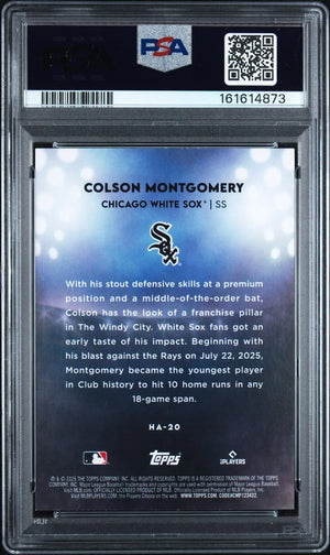 2026 Topps Home Field Advantage Baseball Rookie Colson Montgomery RC PSA 8 