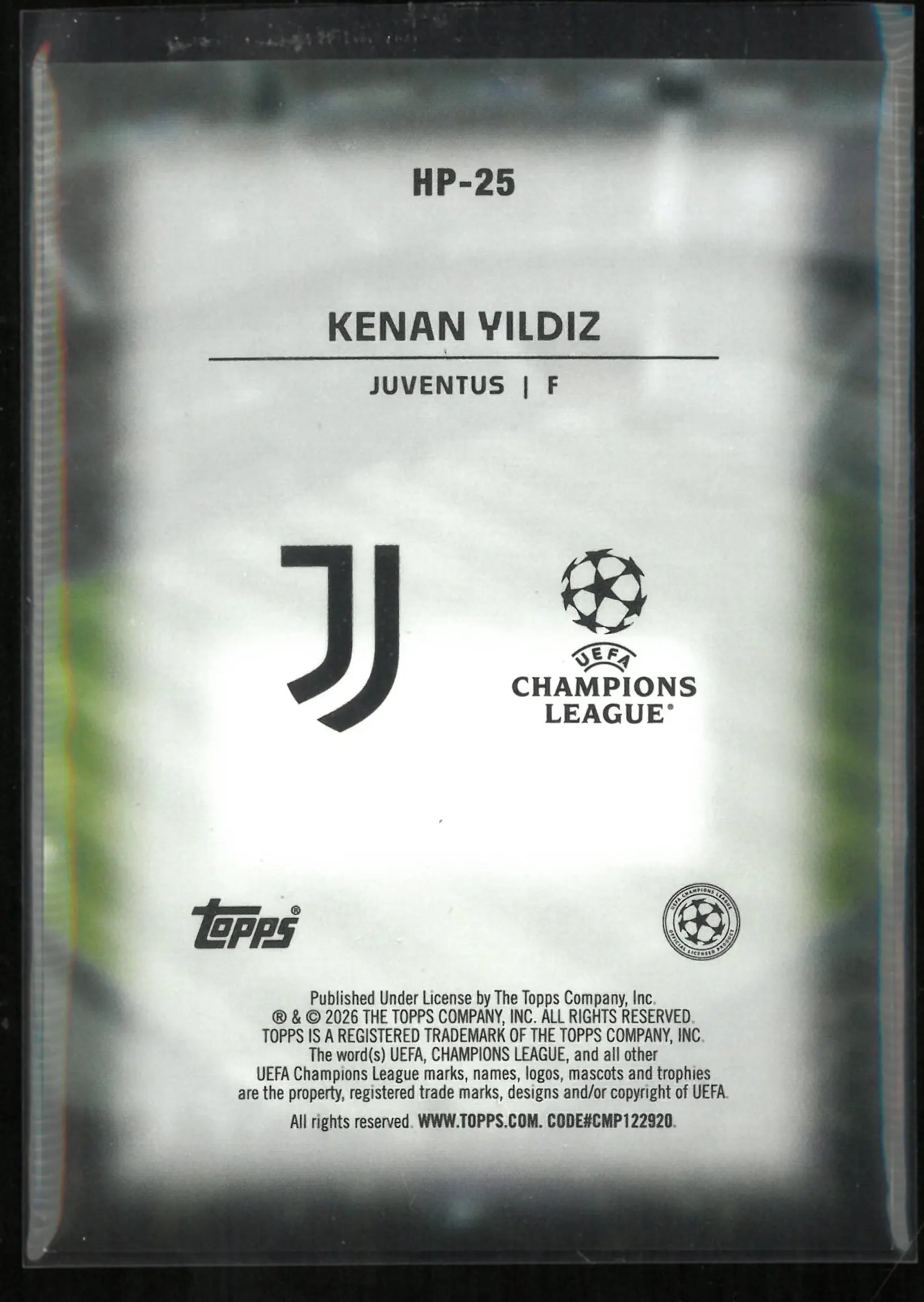 2026 Topps Home Field Advantage Kenan Yildiz 