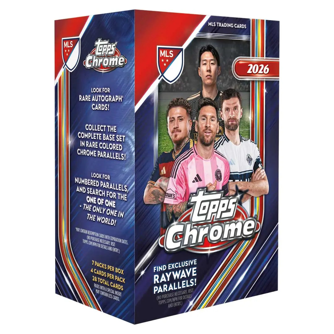 2026 Topps MLS Chrome Soccer Blaster Box 