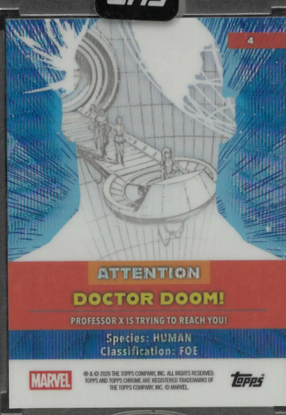 2026 Topps Marvel Attention Doctor Doom! Wave /99 