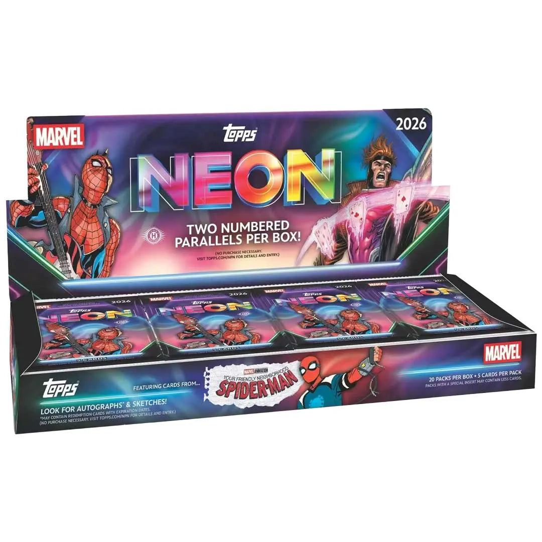 2026 Topps Marvel Neon Hobby Box 