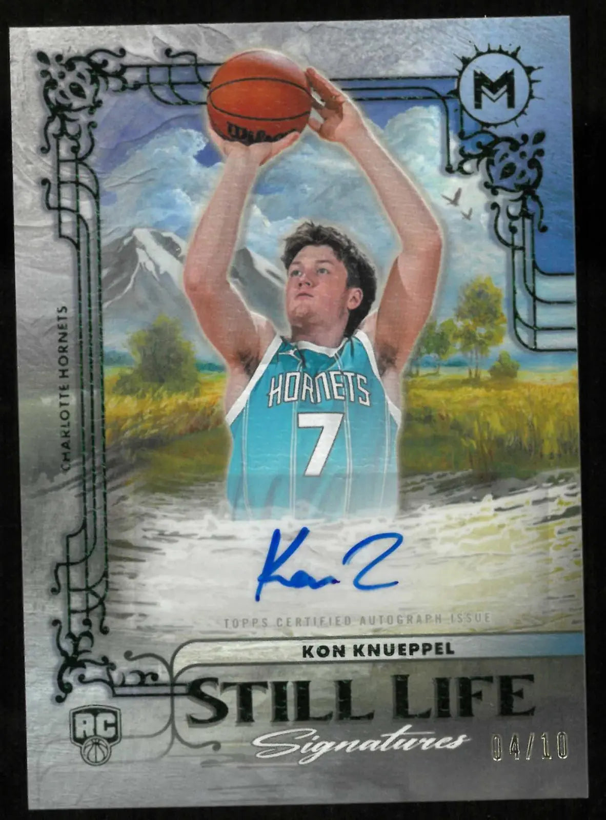 2026 Topps Motif Still Life Rookie Autograph Kon Knueppel Auto Green /10 RC 