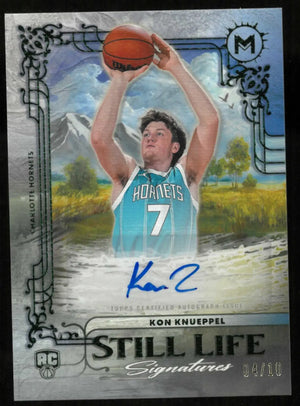 2026 Topps Motif Still Life Rookie Autograph Kon Knueppel Auto Green /10 RC 