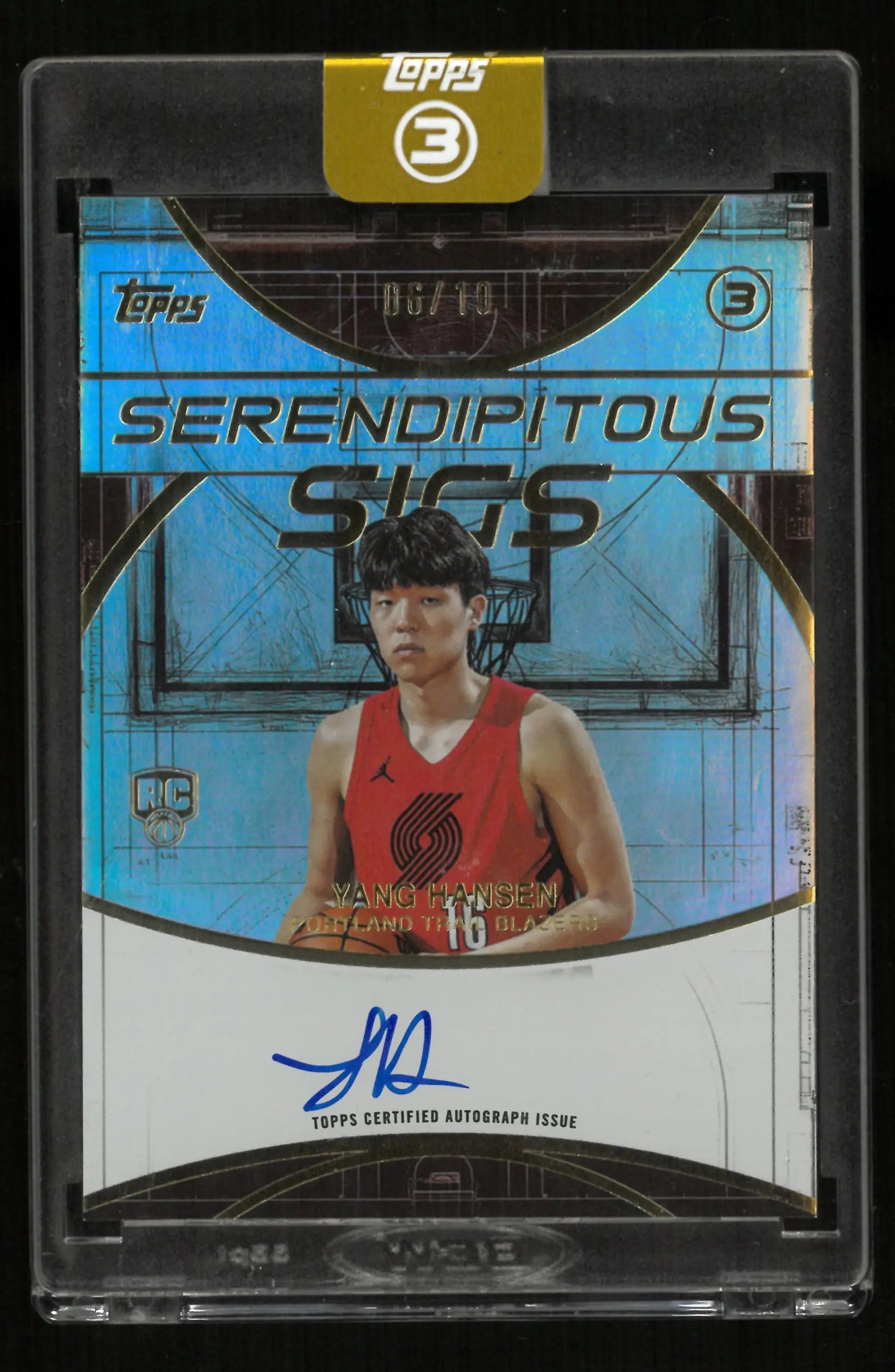 2026 Topps Serendipitous Sigs Autograph Rookie Yang Hansen Auto RC /10 