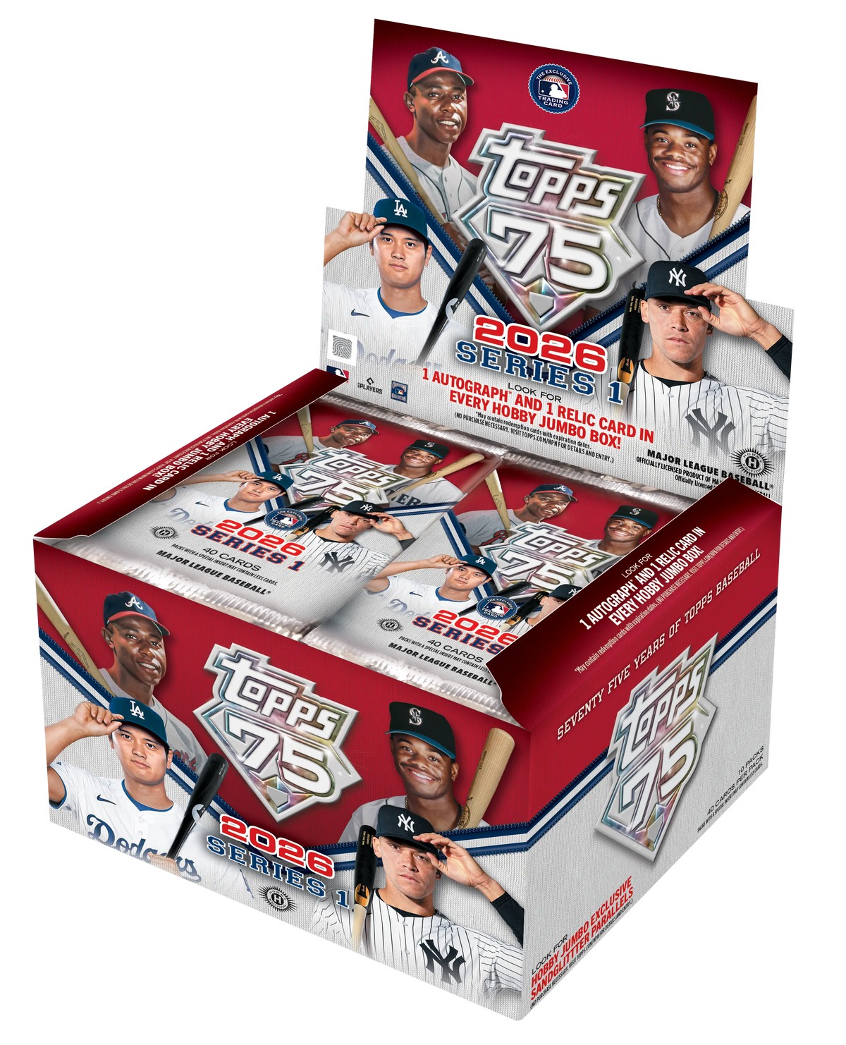 Buy 2026 Topps Series 1 Baseball Hobby Jumbo Box Online