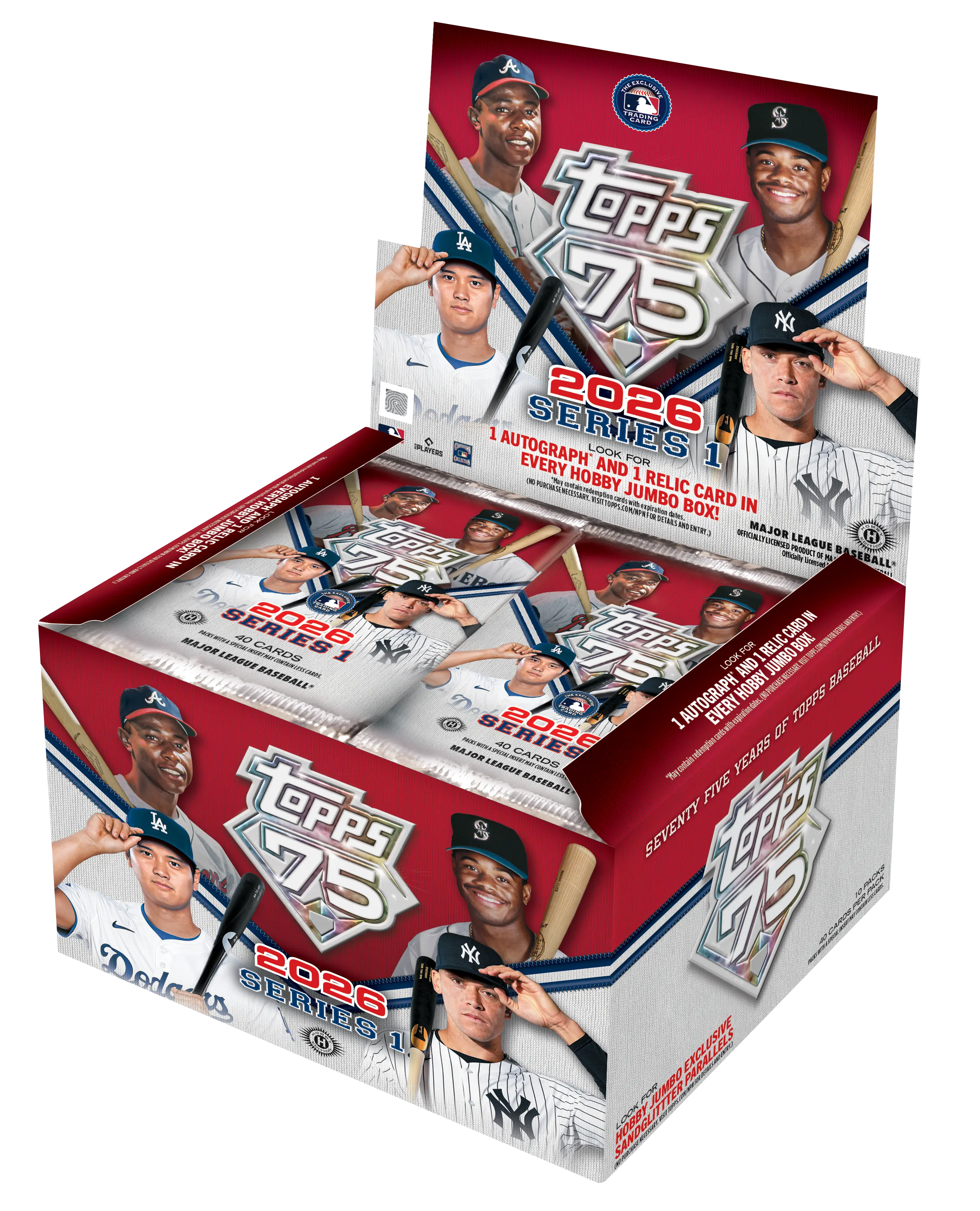 2026 Topps Series 1 Baseball Hobby Jumbo Box 