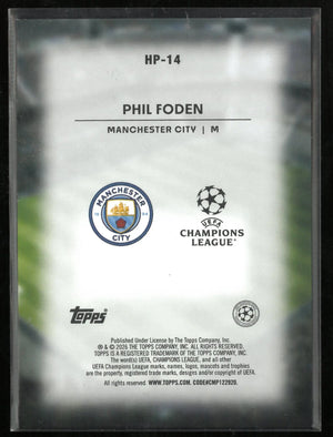 2026 Topps UEFA Champions League Home Advantage Phil Foden 