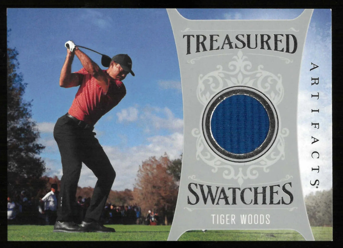 2026 Upper Deck Artifacts Golf Treasured Swatches Patch Tiger Woods 