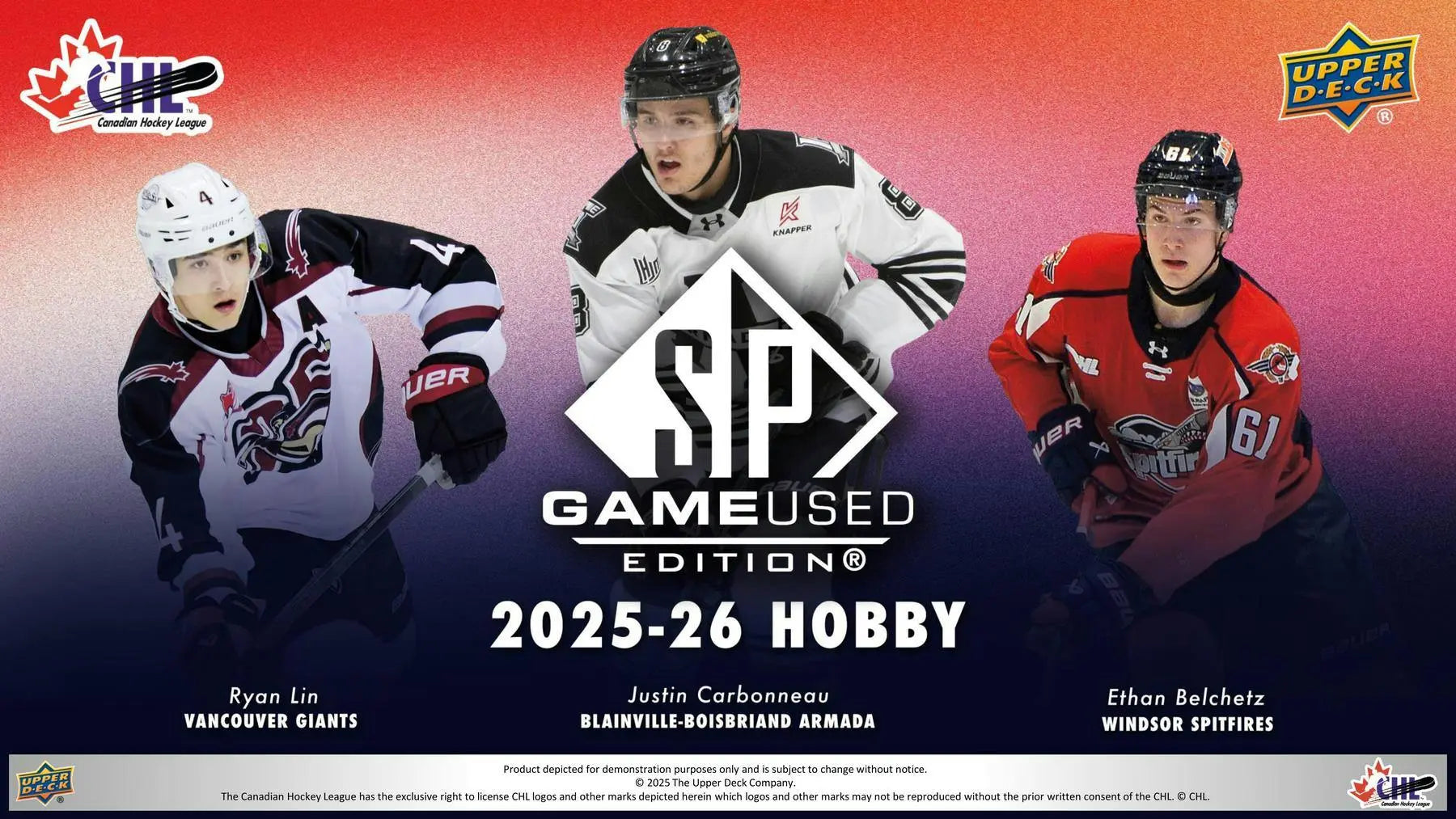 2026 Upper Deck CHL SPGU Hockey Hobby Box 
