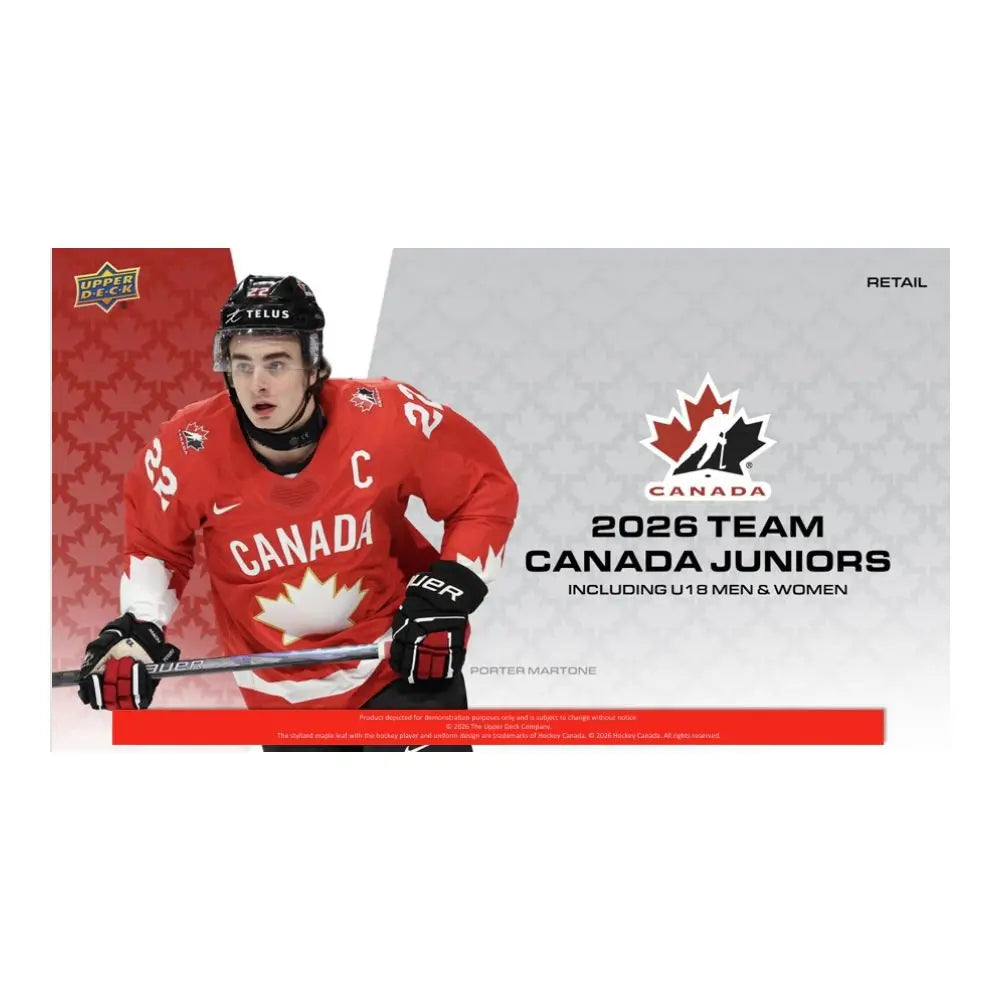 2026 Upper Deck Team Canada Juniors Hockey Blaster Pack 