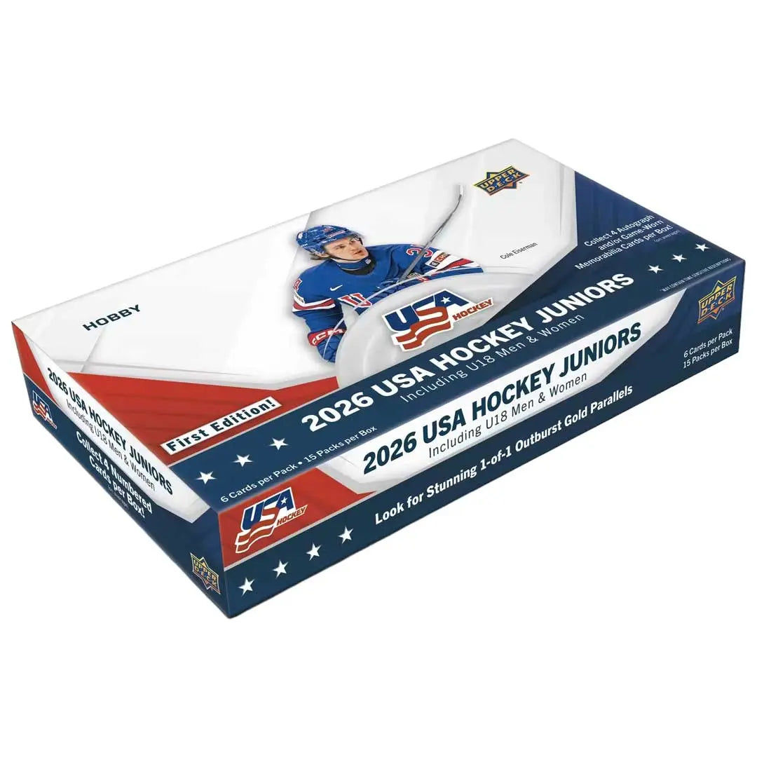2026 Upper Deck Team USA Juniors Hockey Hobby Box 