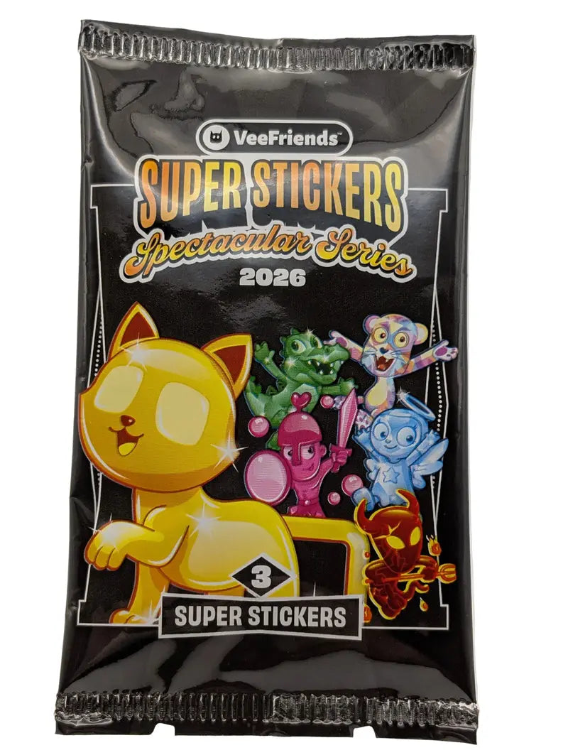 2026 VEE FRIENDS Super Stickers Spectacular Series Hobby Pack 