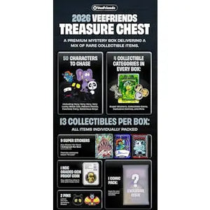 2026 VeeFriends Treasure Chest Hobby Box (PRE ORDER) 