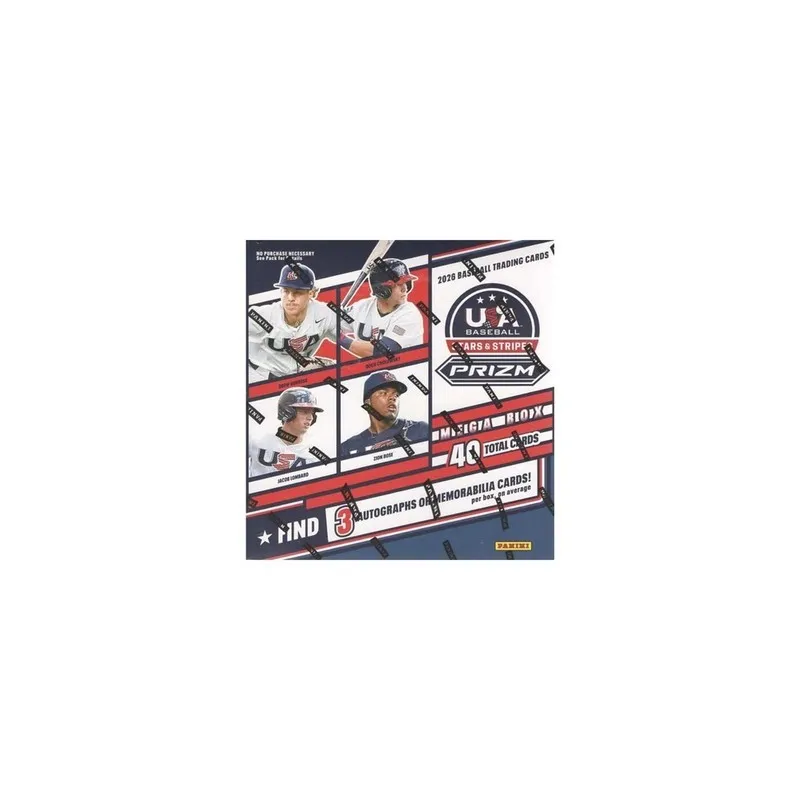 2026 Panini USA Stars and Stripes Prizm Baseball Mega Box