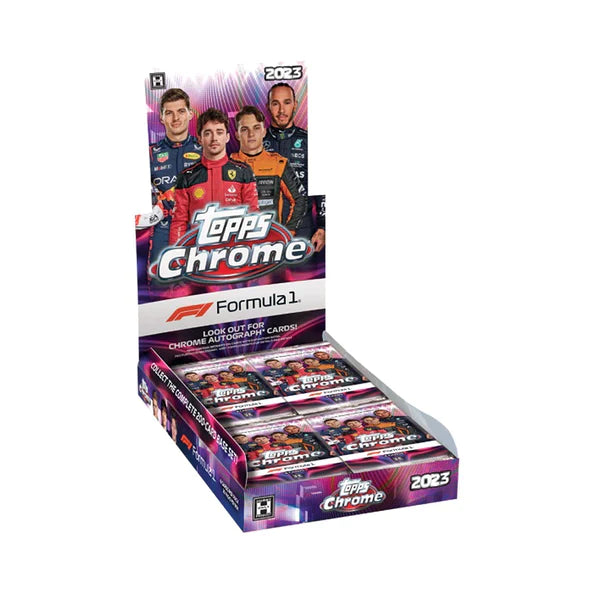 2023 Topps Chrome Formula 1 Racing Hobby Box By The Pack