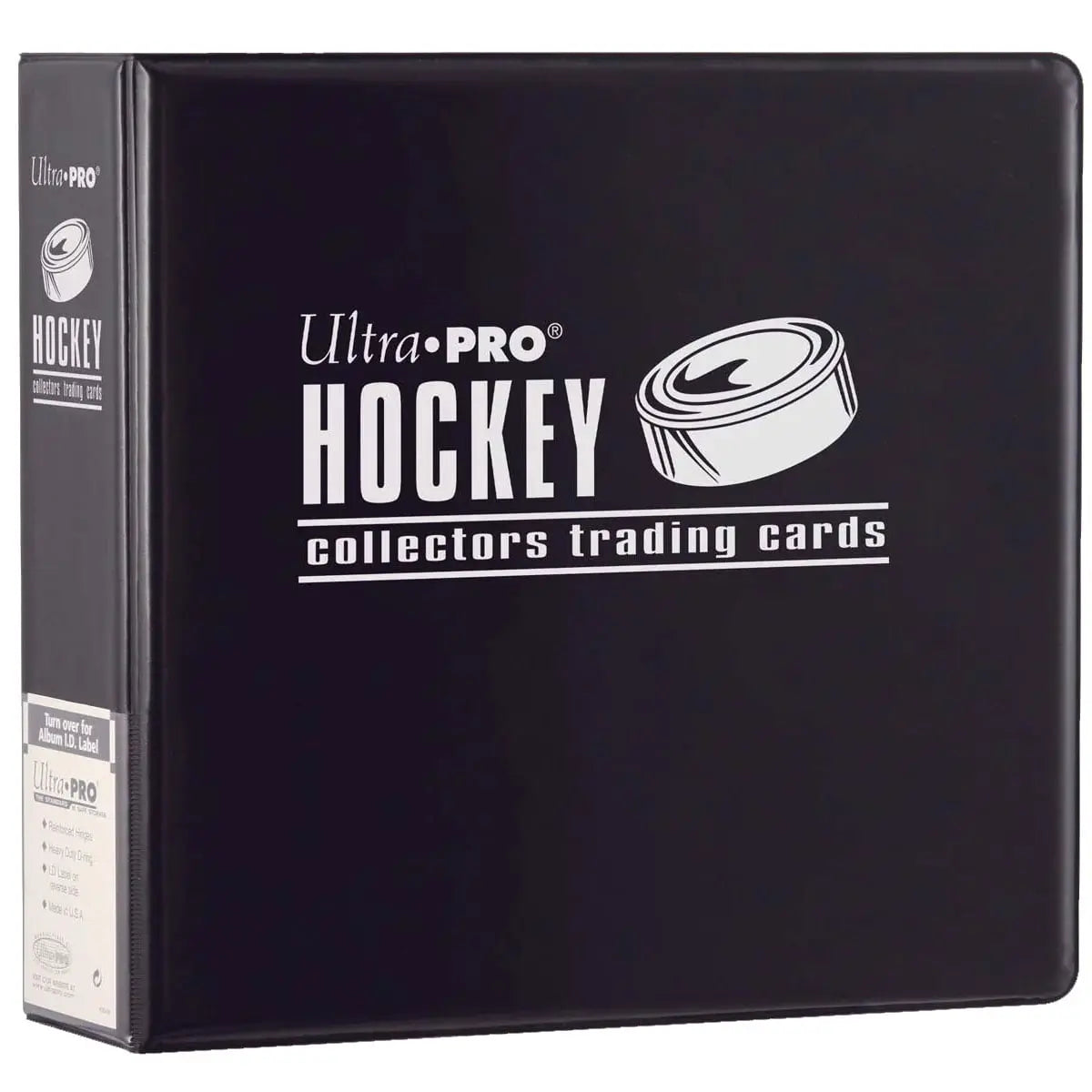 3" Ultra Pro Hockey Binder Black 