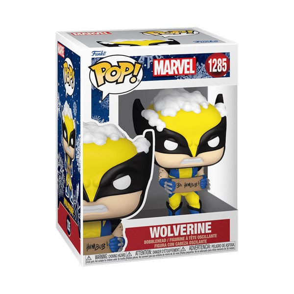 POP! Marvel: Holiday- Wolverine with Sign