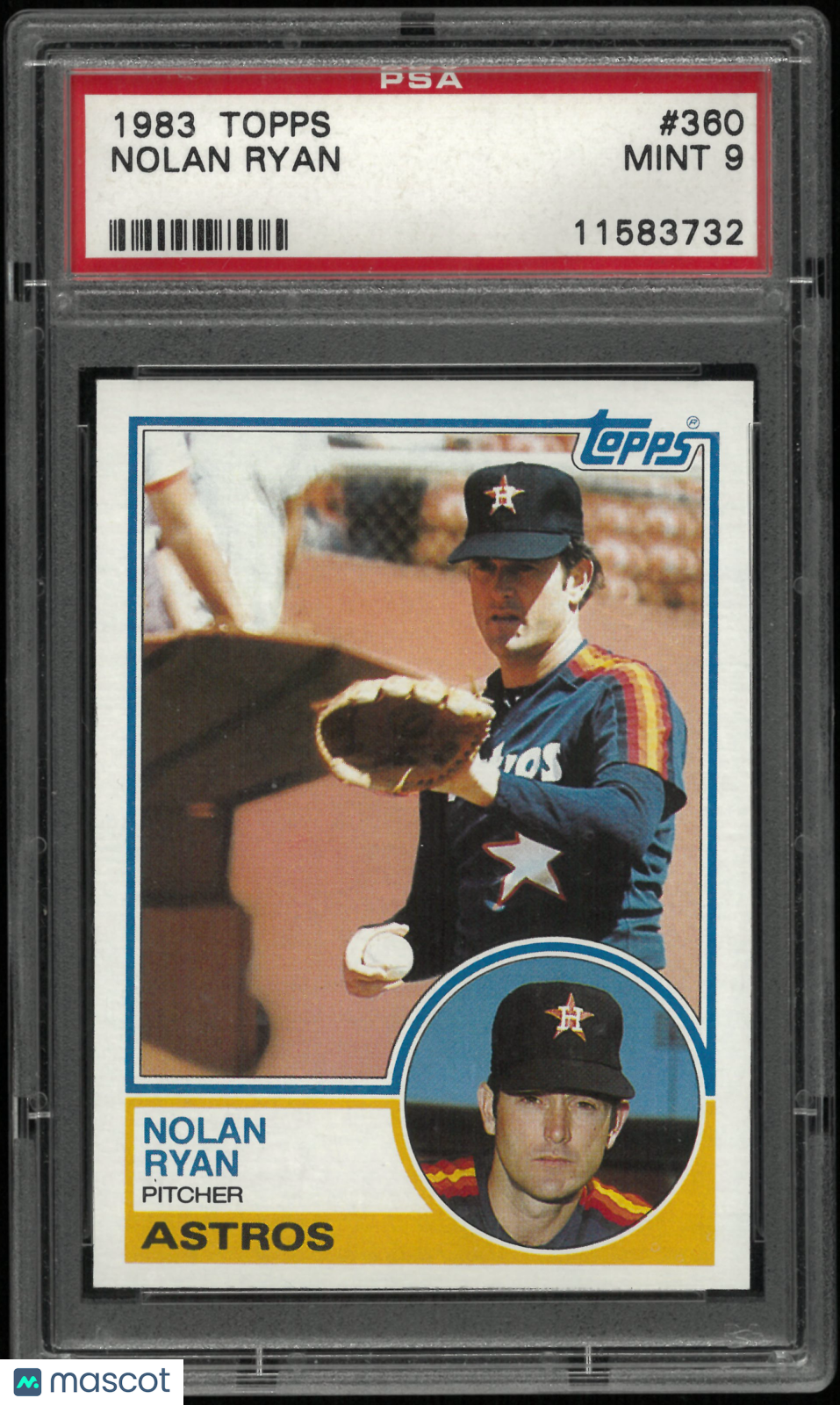 1983 Topps Nolan Ryan PSA 9