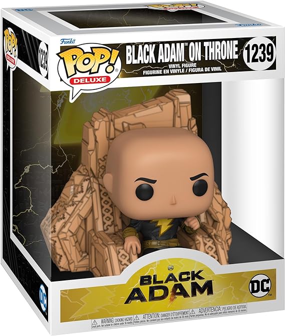 Funko Pop! Movies: Black Adam - Black Adam on Throne
