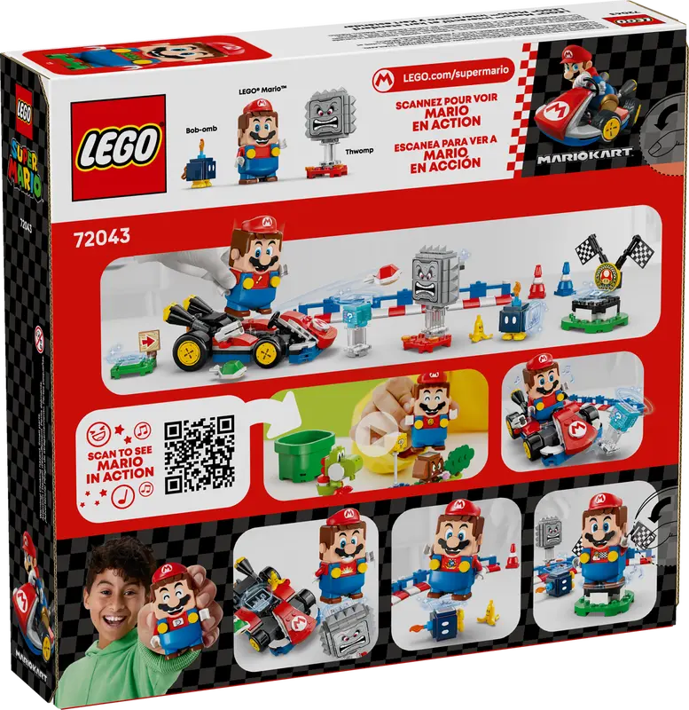 LEGO Mario Kart™ – Interactive LEGO® Mario™ & Standard Kart