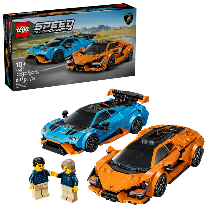 LEGO Lamborghini Revuelto & Huracán STO