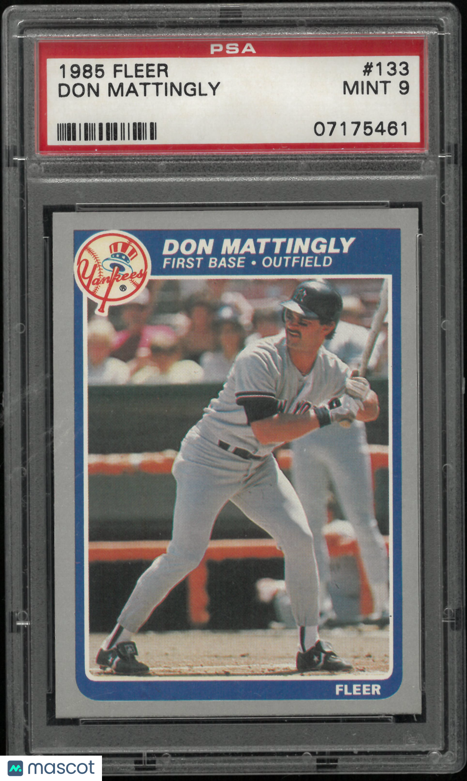 1985 Fleer Don Mattingly PSA 9