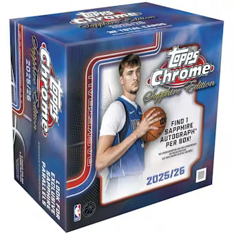 2025-26 Topps Chrome Sapphire Edition Basketball Hobby Box