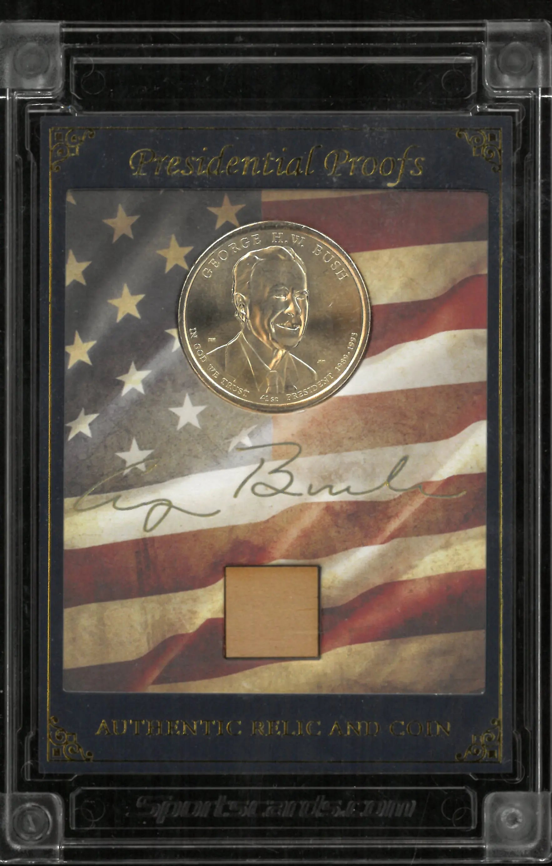 Authentic George HW Bush Coin