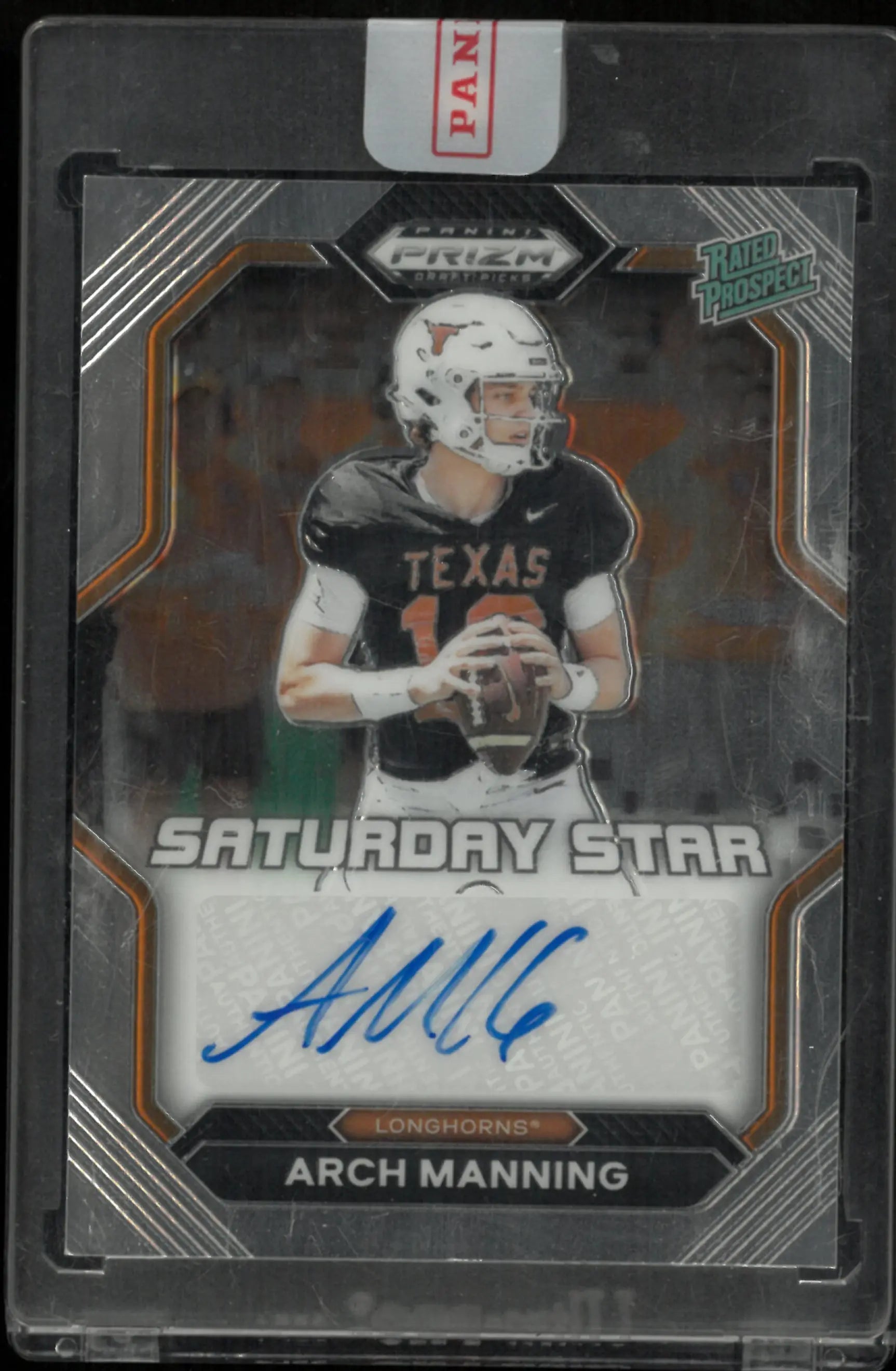 ARCH MANNING Prizm DP Auto Rated Prospect 2023 Texas 