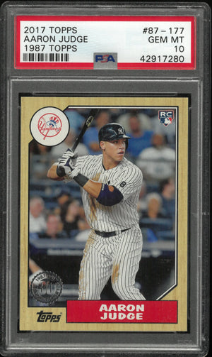 Aaron Judge RC Rookie PSA 10 2017 Topps 1987 Topps 35th Anniversary Yankees 