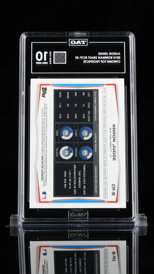 Aaron Judge RC TAG 10 Gem Mint Rookie 2014 Bowman Draft Chrome Top Prospects 