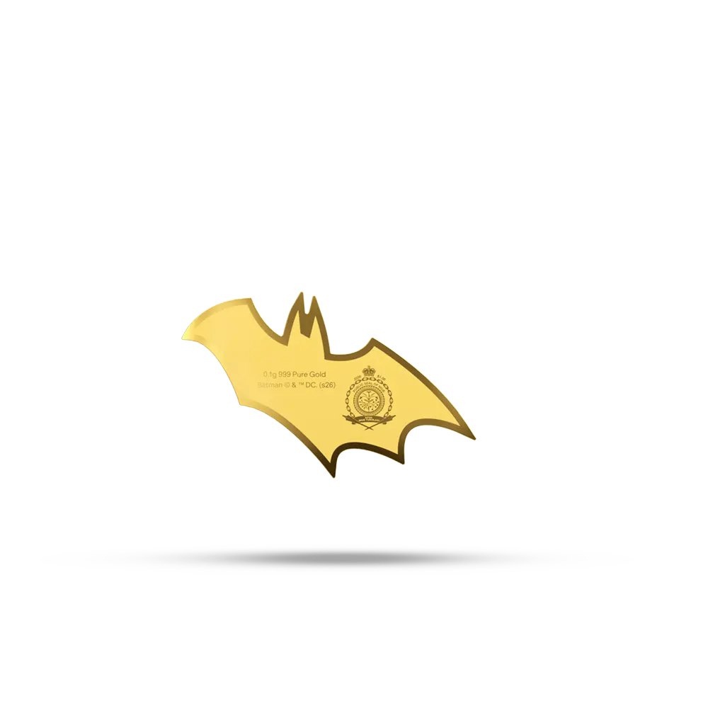 Agoro Batman's Emblem 0.1 g Gold Collectible Coin 