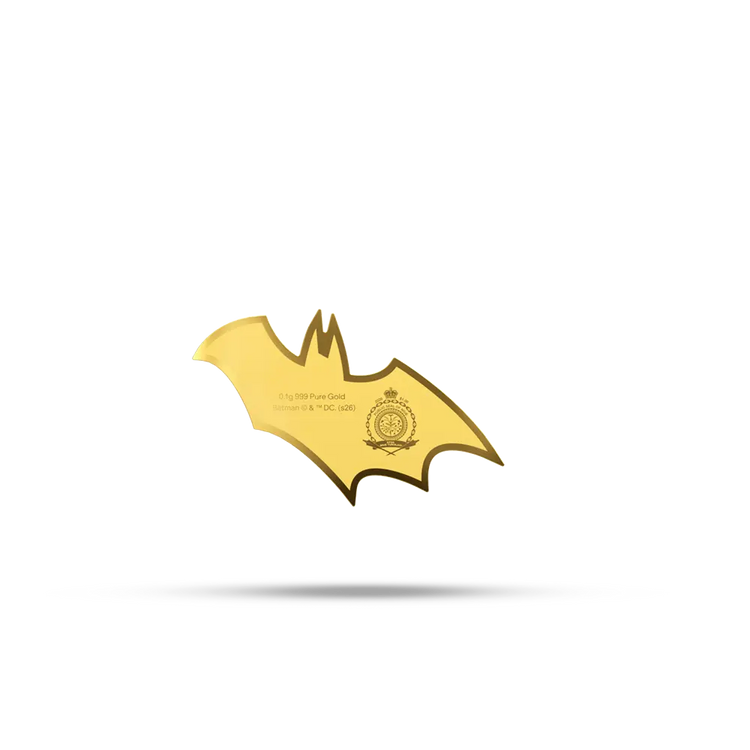Agoro Batman's Emblem 0.1 g Gold Collectible Coin 