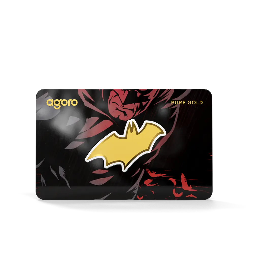 Agoro Batman's Emblem 0.1 g Gold Collectible Coin 