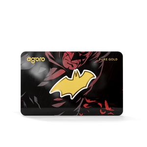 Agoro Batman's Emblem 0.1 g Gold Collectible Coin 