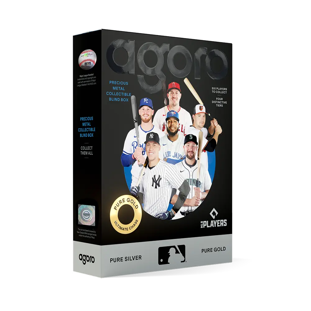 Agoro Major League Baseball - American League 1/2 oz Coin Blind Box 
