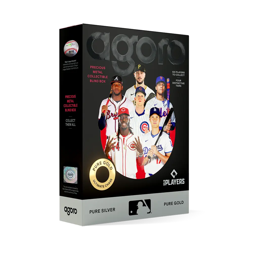 Agoro Major League Baseball - National League 1/2 oz Coin Blind Box 