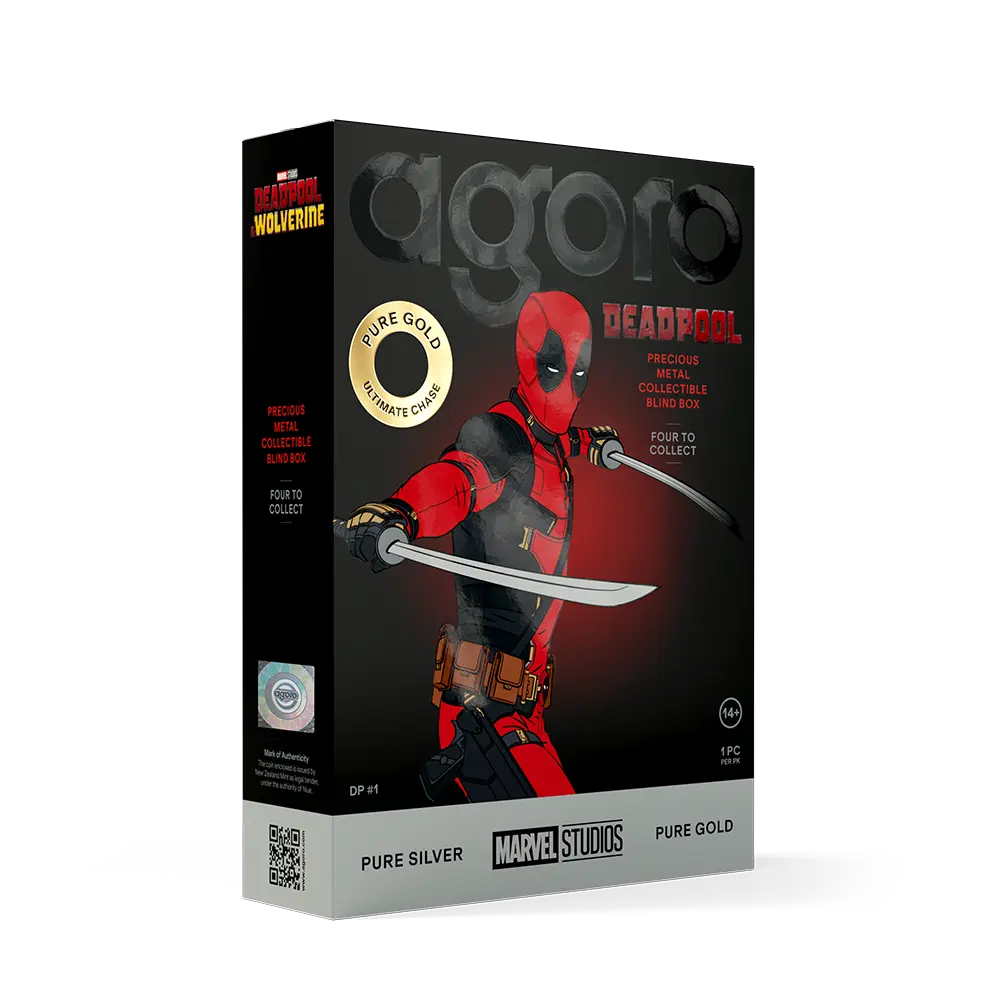 Agoro Marvel Deadpool Blind Box 5g Foil Blind Box 