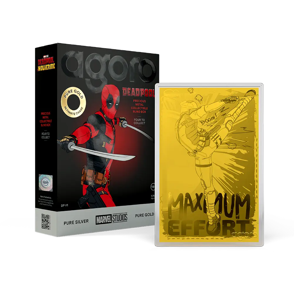 Agoro Marvel Deadpool Blind Box 5g Foil Blind Box 