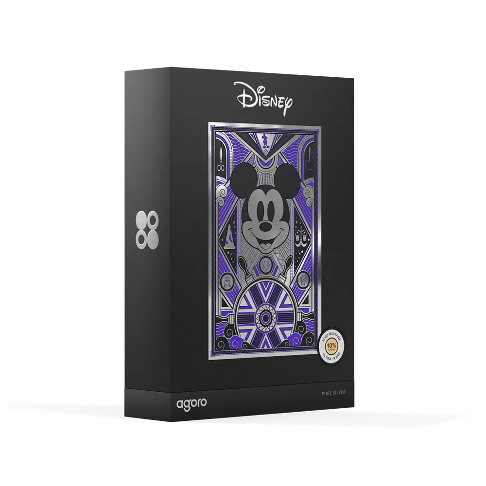 Agoro Mickey Mouse: Art Deco 5 g Silver Collectible Foil 