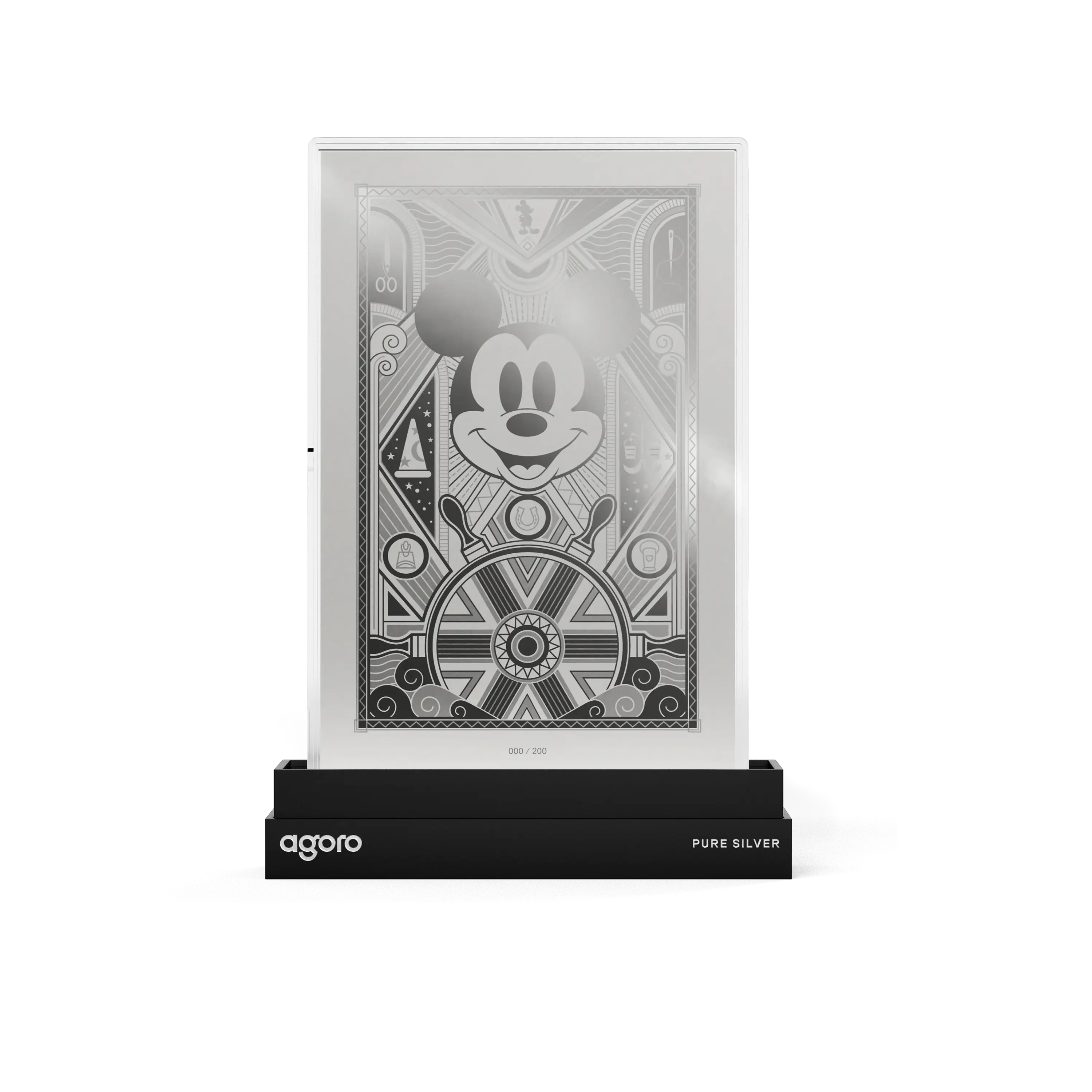 Agoro Mickey Mouse: Art Deco 5 g Silver Collectible Foil 